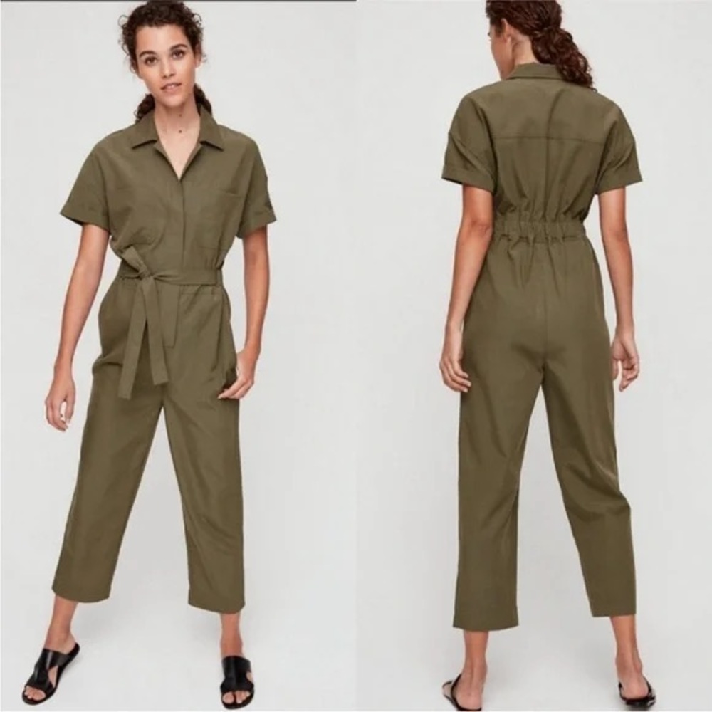 The Group by Babaton Ronnie Short Sleeve Jumpsuit - sz M